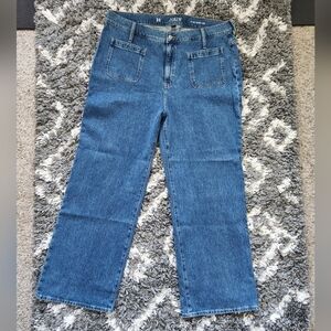 Plus-Size J. Crew Women's Slim Wide Leg Jeans